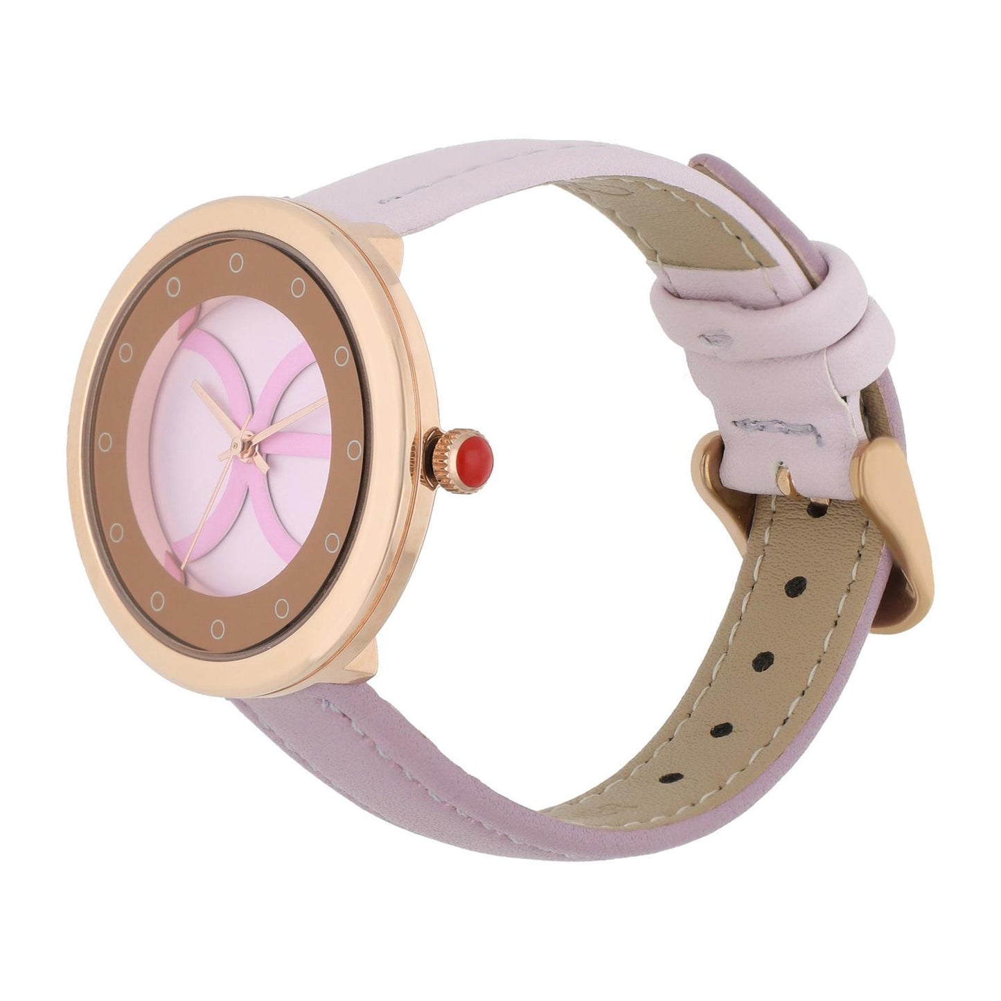 Reloj Cloe Analogo para dama con extensible bitono de tacto piel OE2405