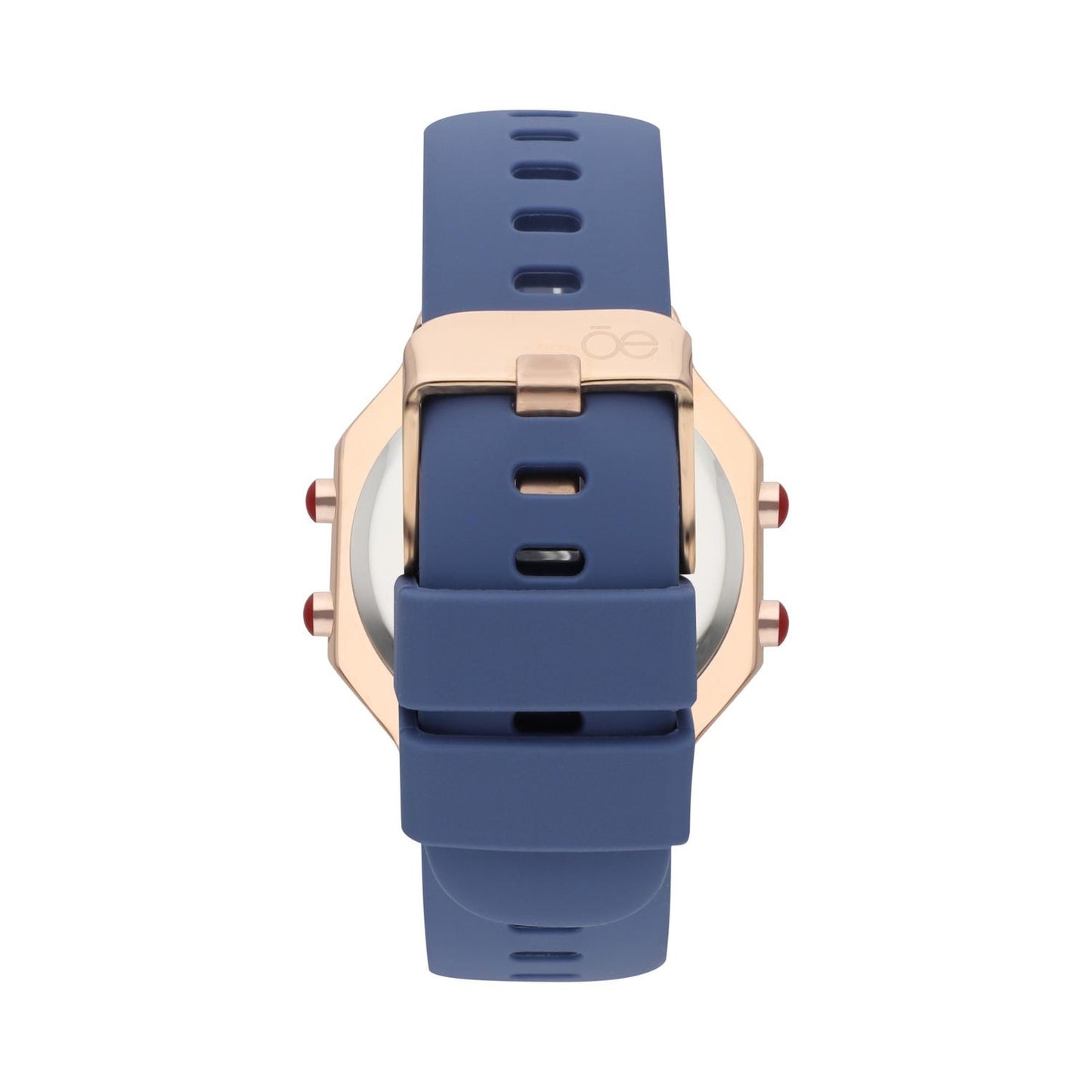 Reloj Cloe digital para dama color azul con madre perla OE2404