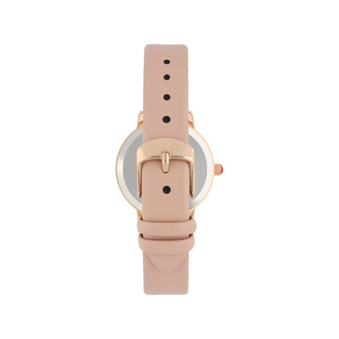 Reloj Análogo Cloe Mujer Moira OE2211-pk Piel Genuina