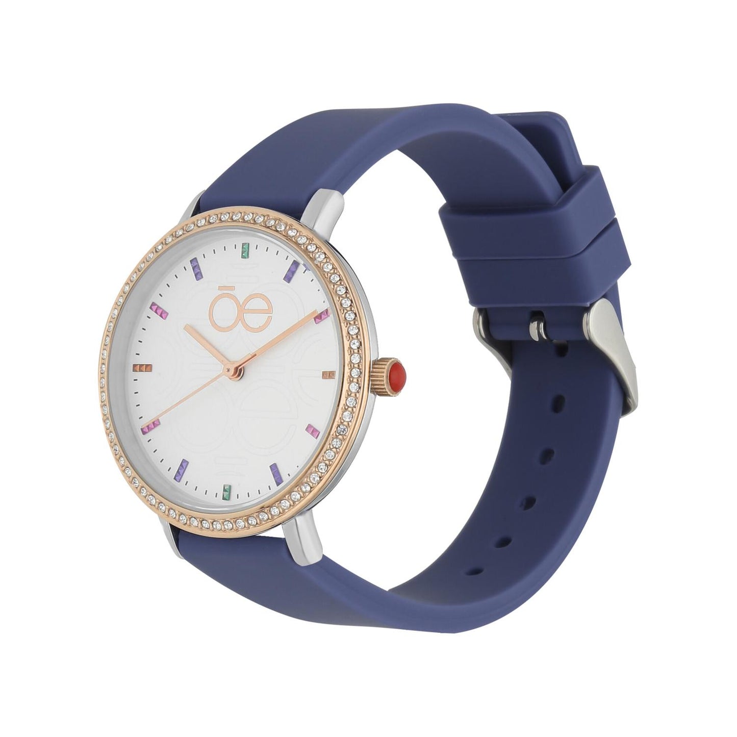 Reloj Analogo Cloe Piel Blanco