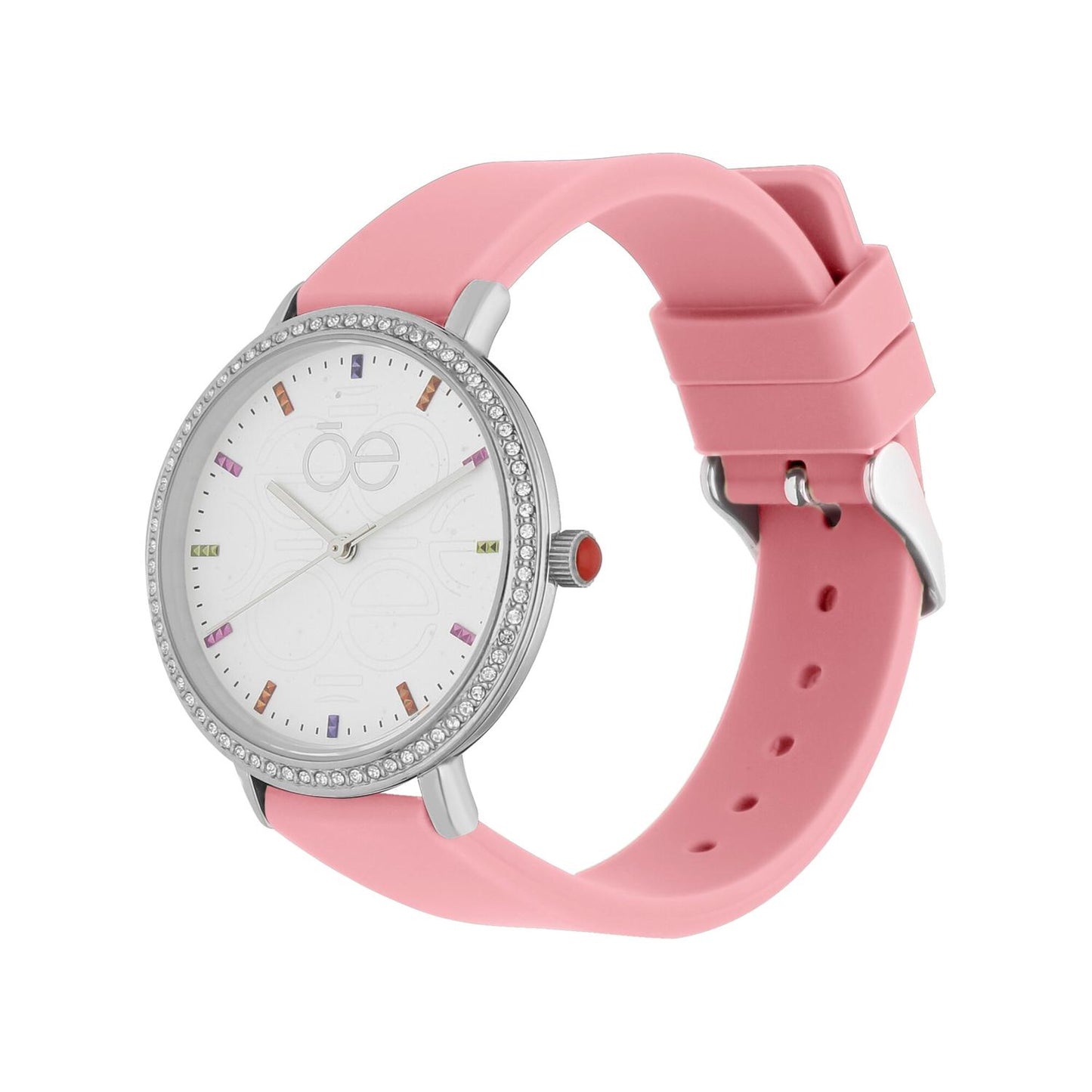 Reloj Analogo Cloe Piel Blanco