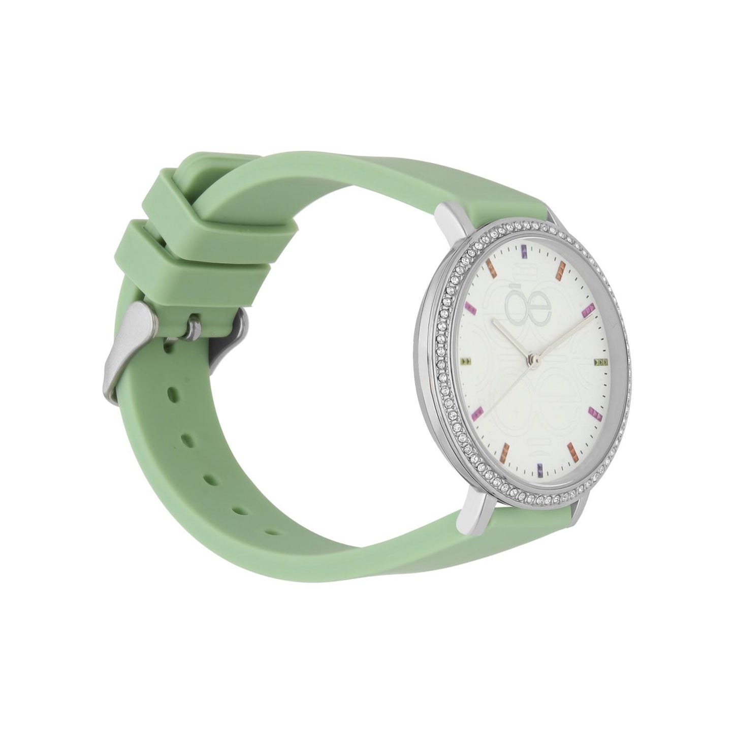 Reloj Analogo Cloe Piel Blanco