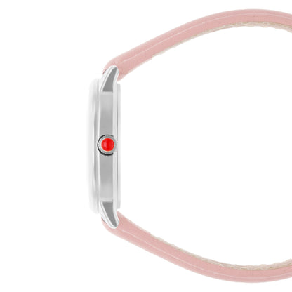 Reloj Cloe Análogo para Dama con Bisel Interno y Correa de Tactopiel OE2530