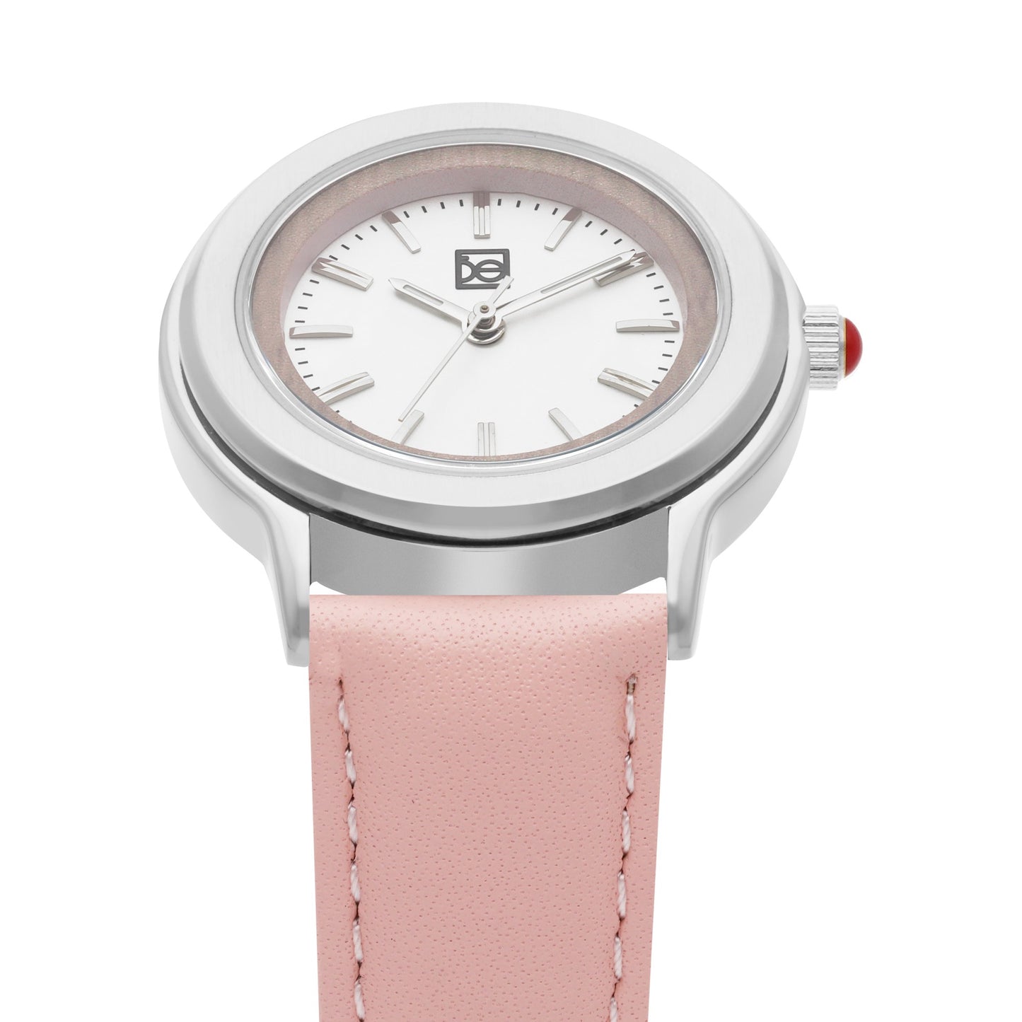 Reloj Cloe Análogo para Dama con Bisel Interno y Correa de Tactopiel OE2530