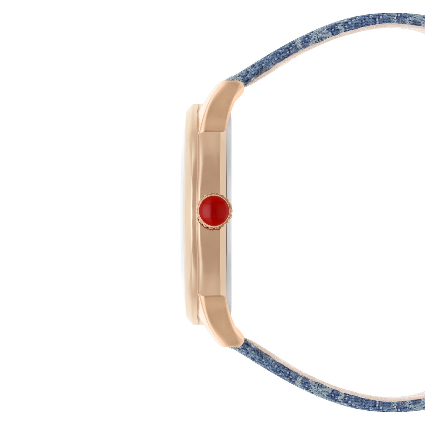 Reloj Cloe Análogo para Dama con Trama OE y Correa de Denim OE2531