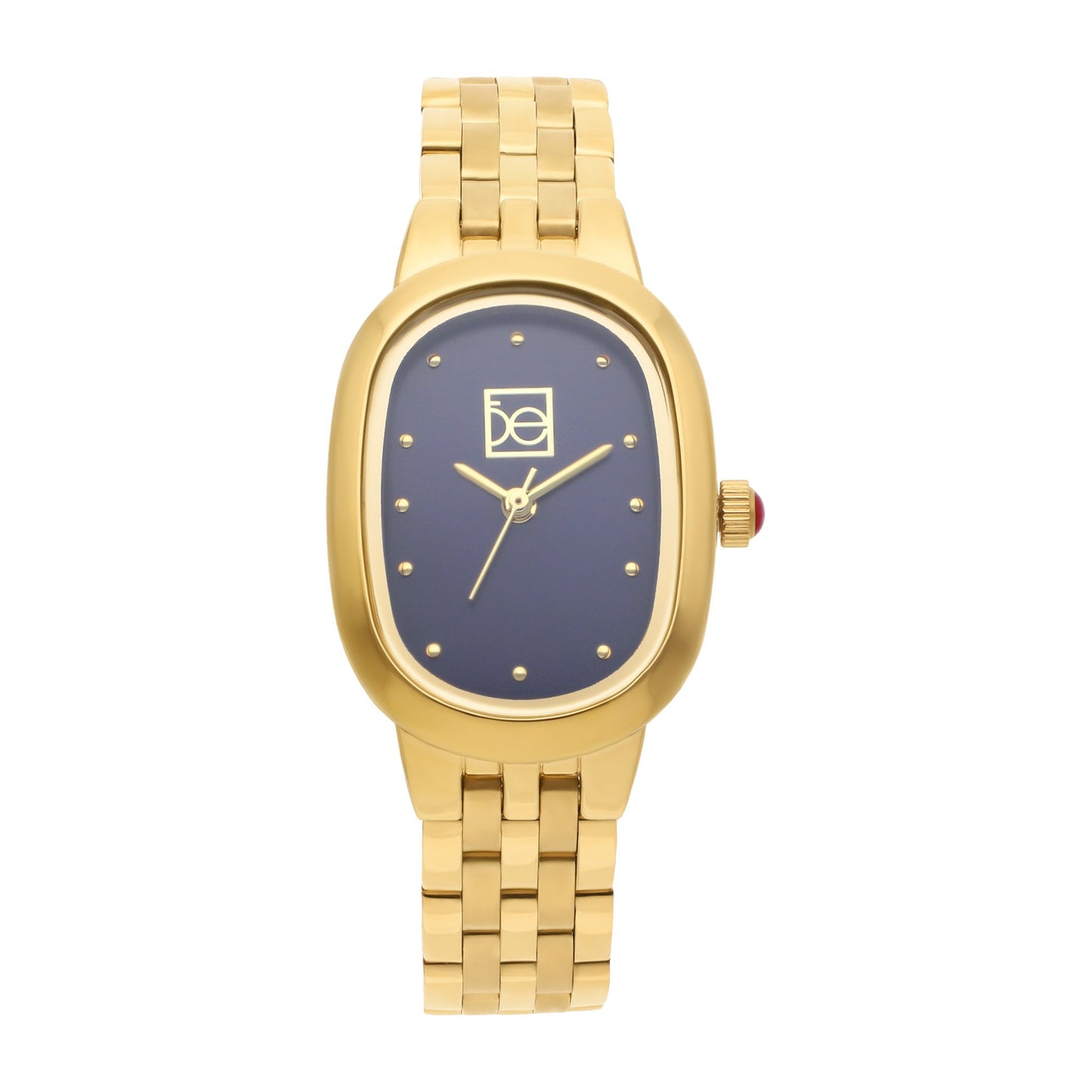 Reloj Cloe Análogo para Dama con Caja Ovalada y Extensible de Acero Inoxidable OE2532