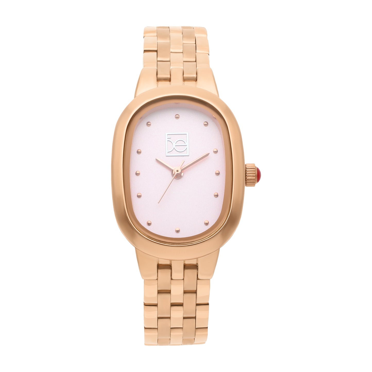 Reloj Cloe Análogo para Dama con Caja Ovalada y Extensible de Acero Inoxidable OE2532