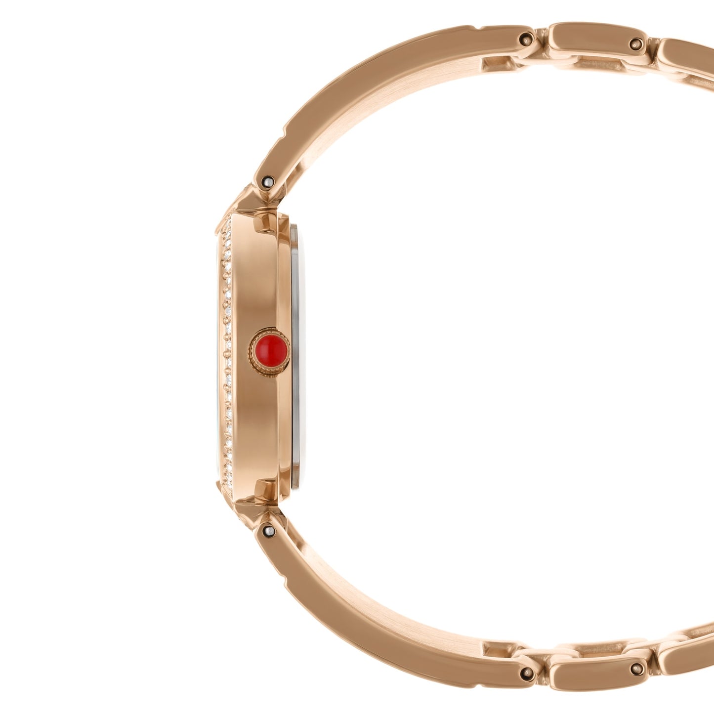 Reloj Cloe Análogo para Dama con Pedrería en Bisel y Extensible de Acero Inoxidable OE2533