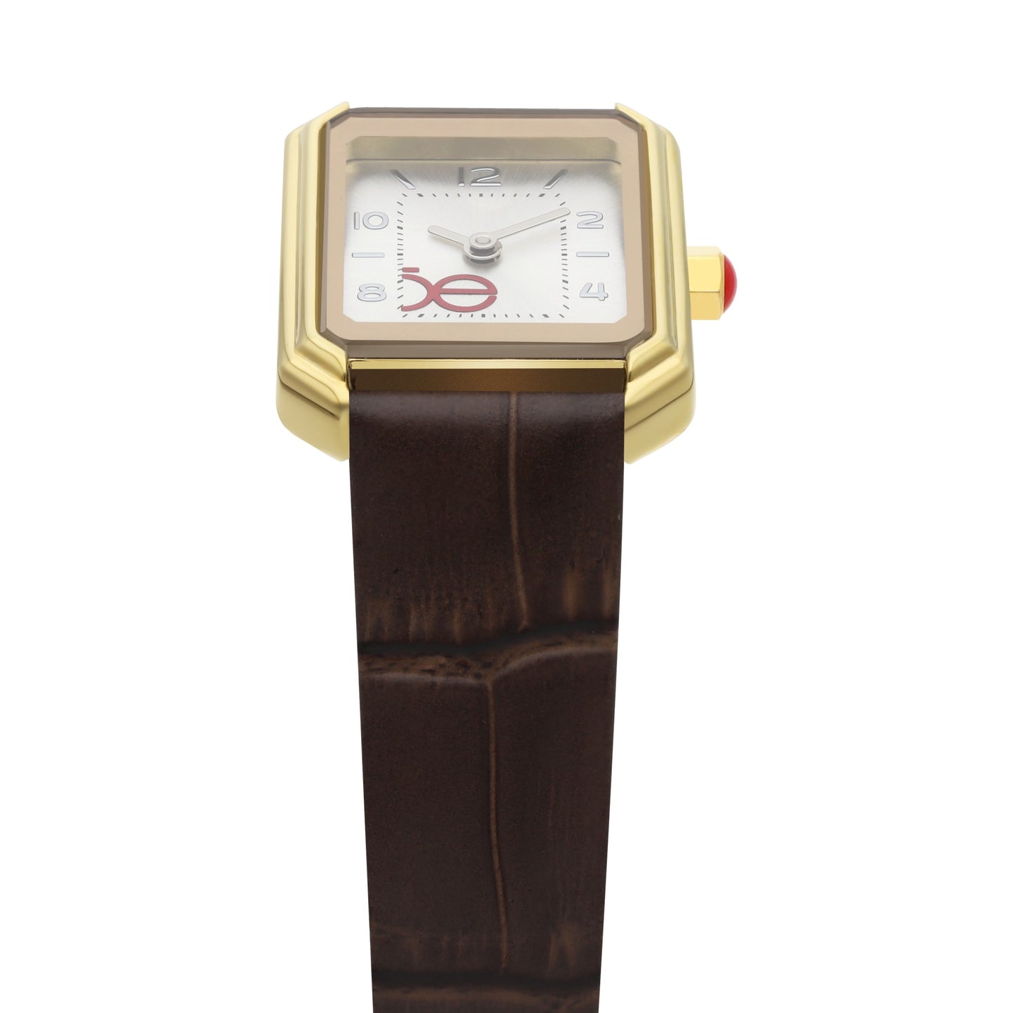 Reloj Cloe Análogo para Dama con Caja Rectangular y Correa de Tactopiel OE2535