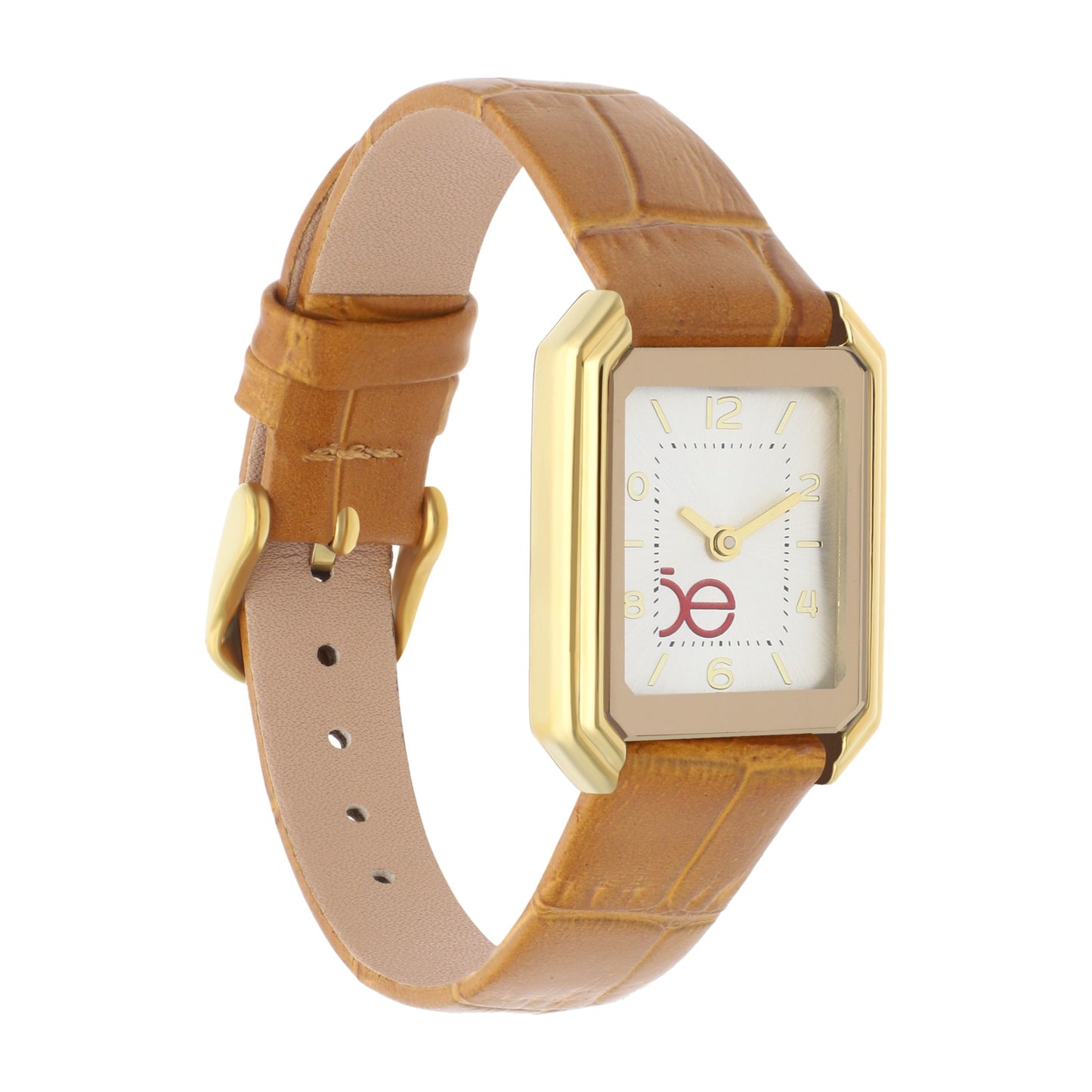 Reloj Cloe Análogo para Dama con Caja Rectangular y Correa de Tactopiel OE2535