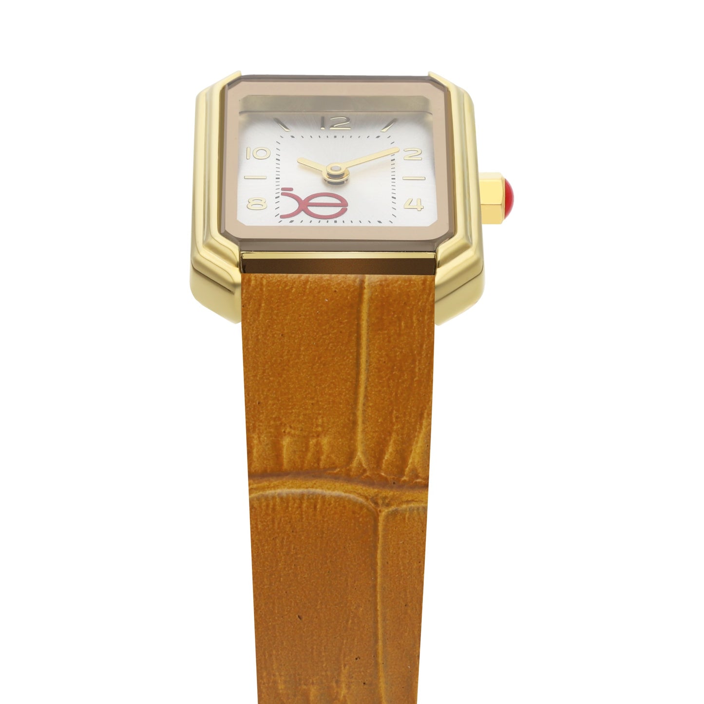 Reloj Cloe Análogo para Dama con Caja Rectangular y Correa de Tactopiel OE2535