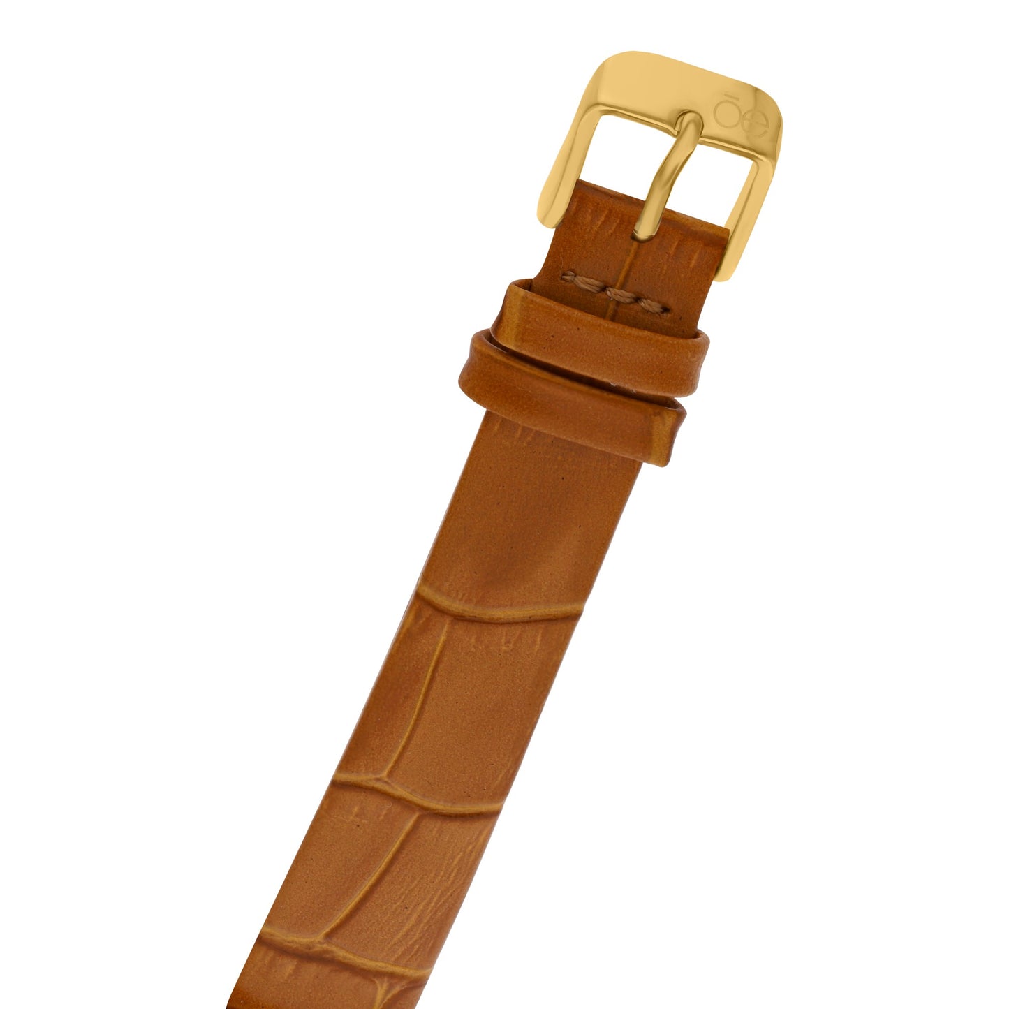 Reloj Cloe Análogo para Dama con Caja Rectangular y Correa de Tactopiel OE2535