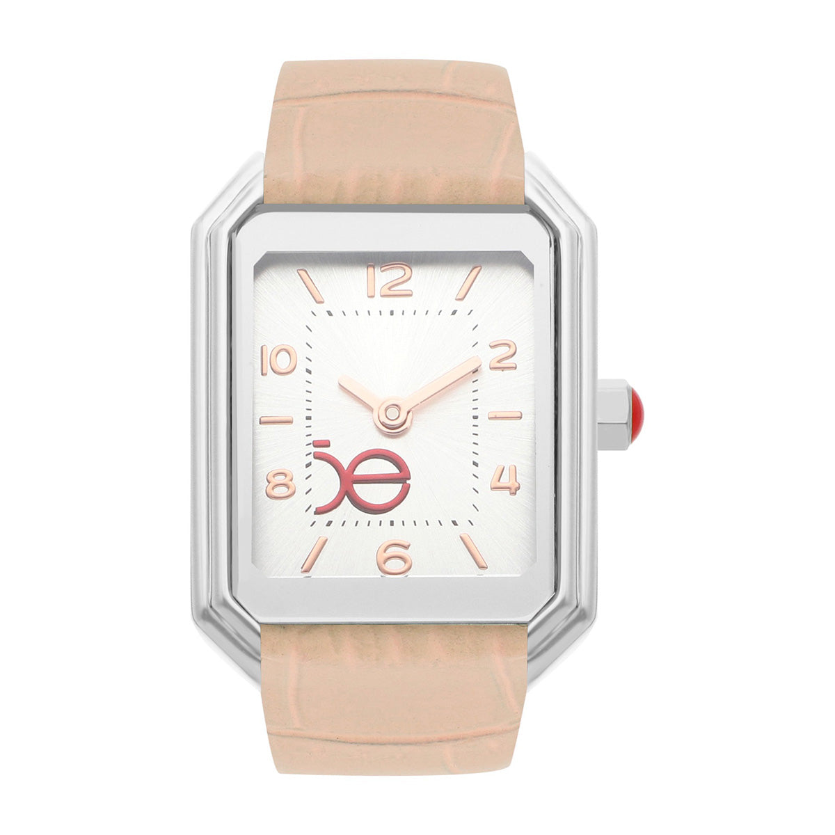 Reloj Cloe Análogo para Dama con Caja Rectangular y Correa de Tactopiel OE2535