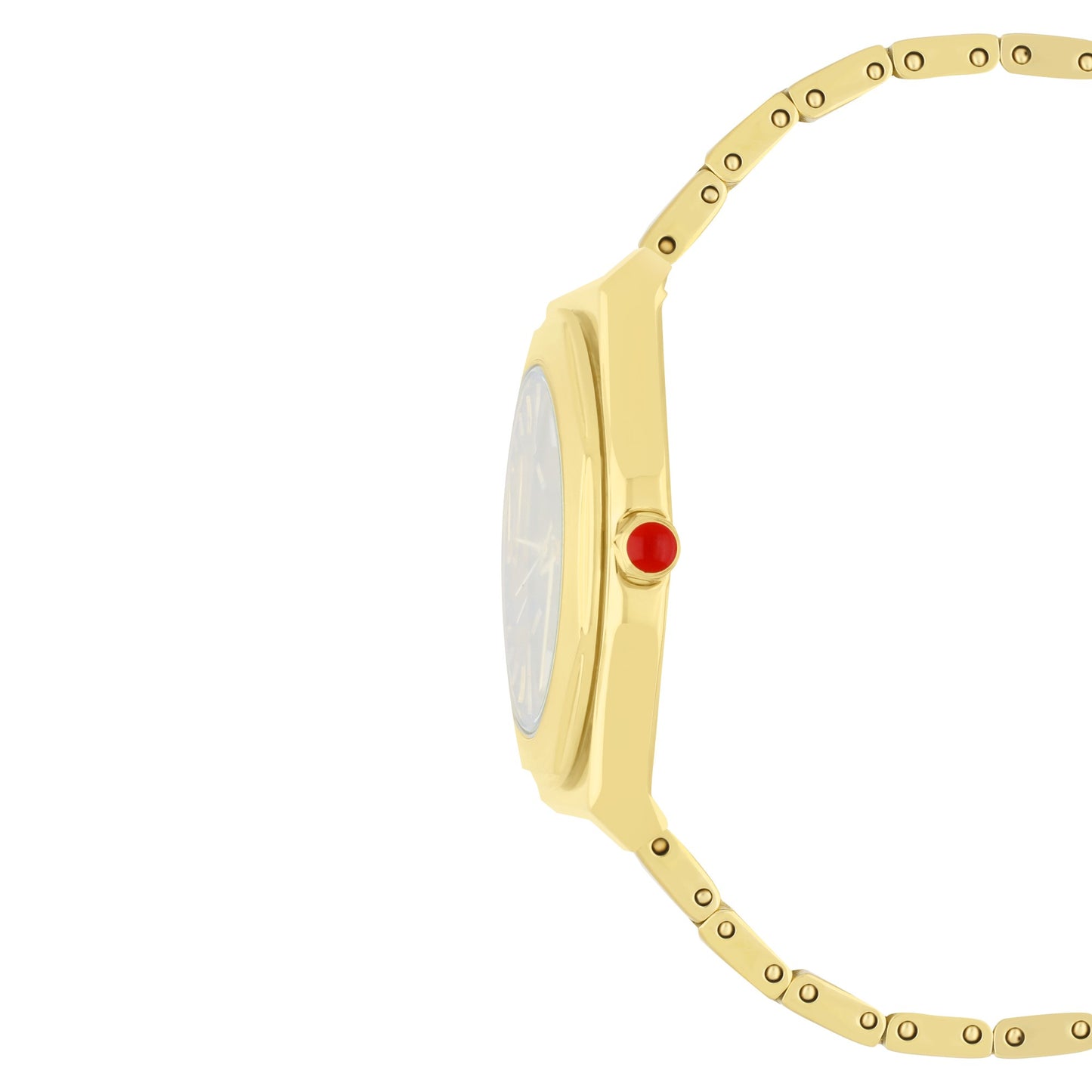 Reloj Cloe Análogo para Dama con Bisel Hexagonal y Extensible de Acero Inoxidable OE2536