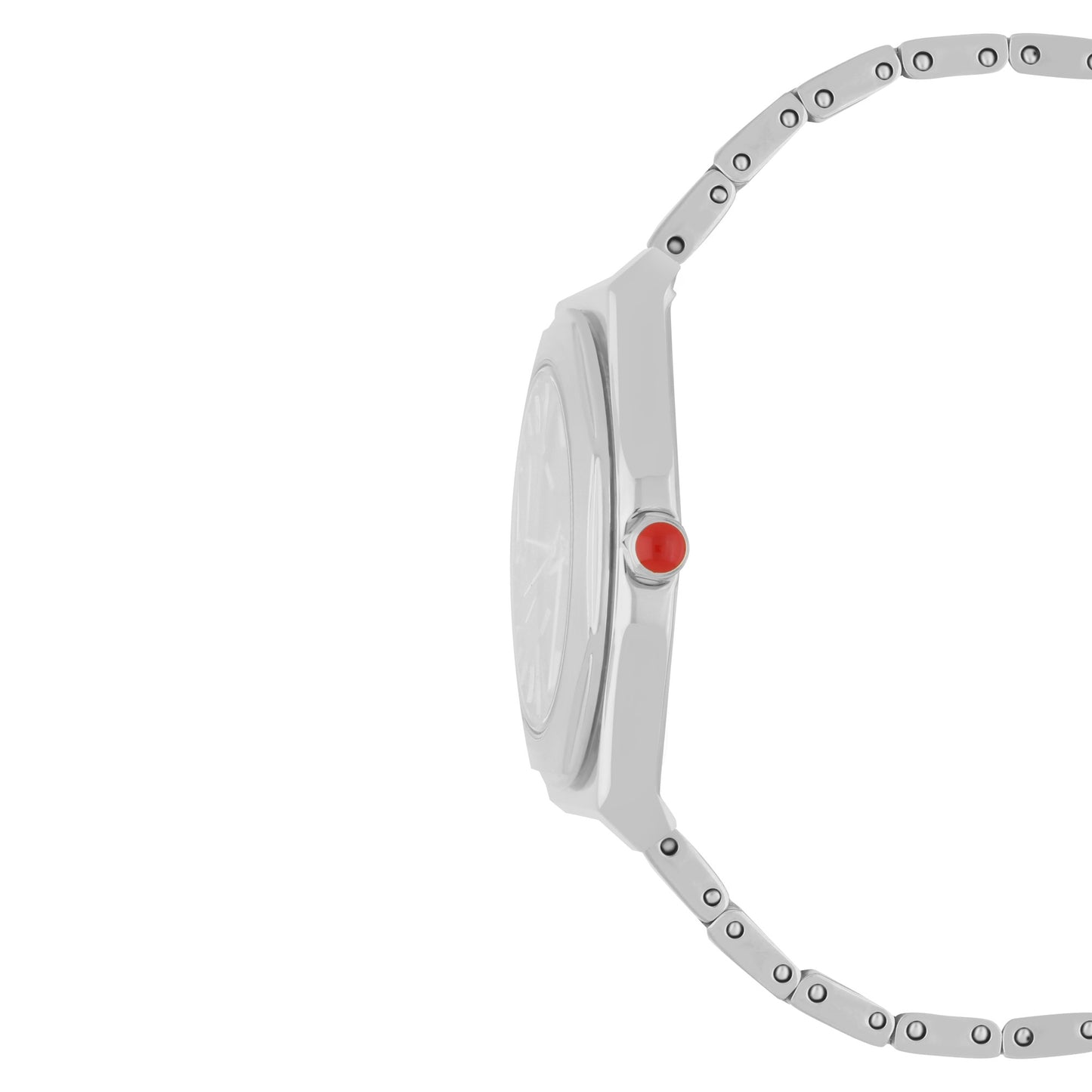 Reloj Cloe Análogo para Dama con Bisel Hexagonal y Extensible de Acero Inoxidable OE2536