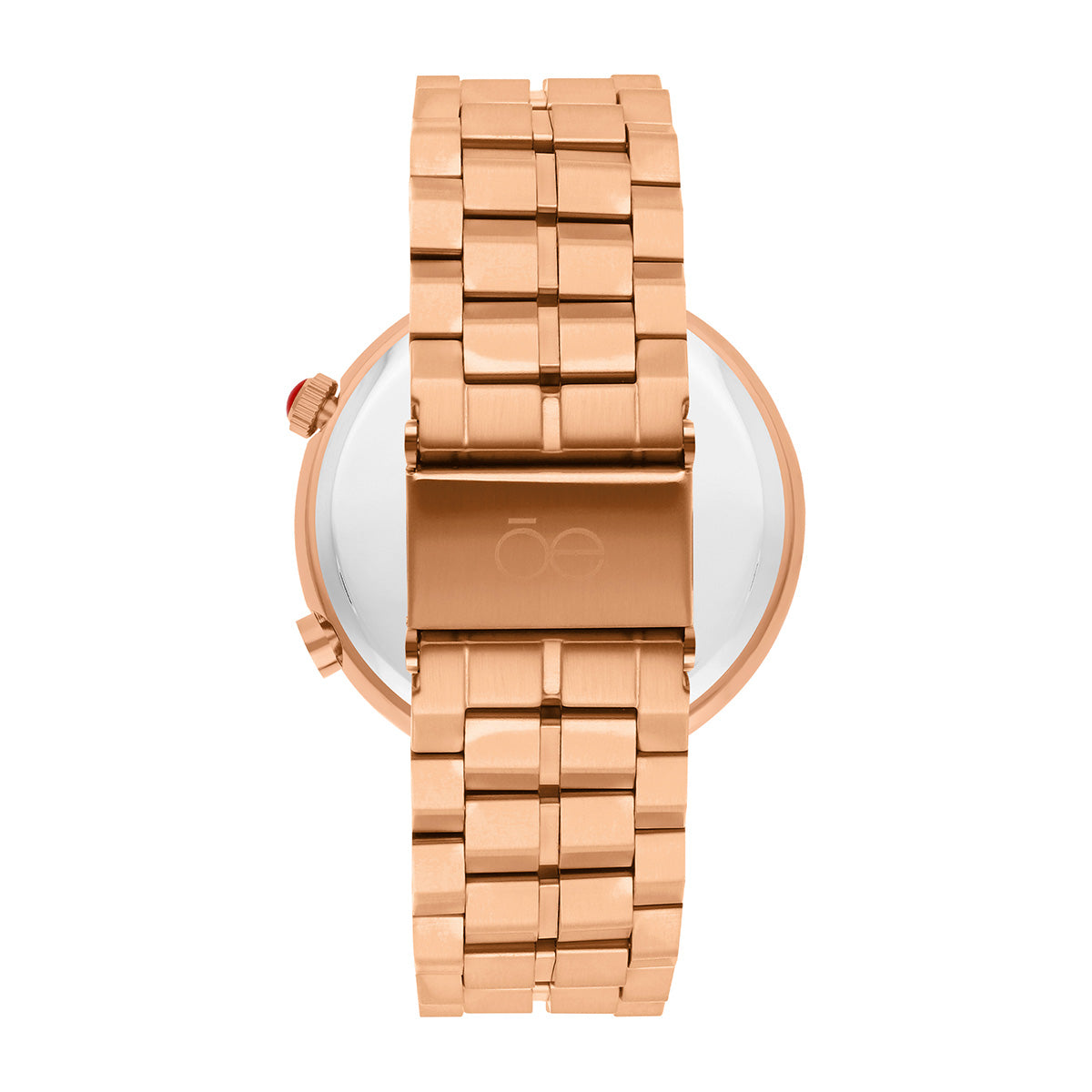 Reloj Cloe Digital para Dama con Bisel Tipo Mármol y Extensible de Acero Inoxidable OE2537