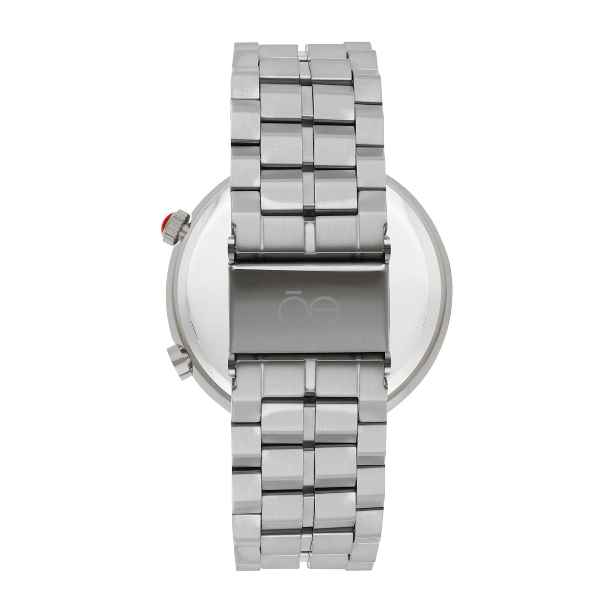 Reloj Cloe Digital para Dama con Bisel Tipo Mármol y Extensible de Acero Inoxidable OE2537