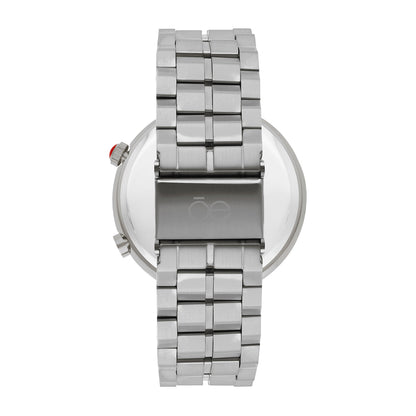 Reloj Cloe Digital para Dama con Bisel Tipo Mármol y Extensible de Acero Inoxidable OE2537