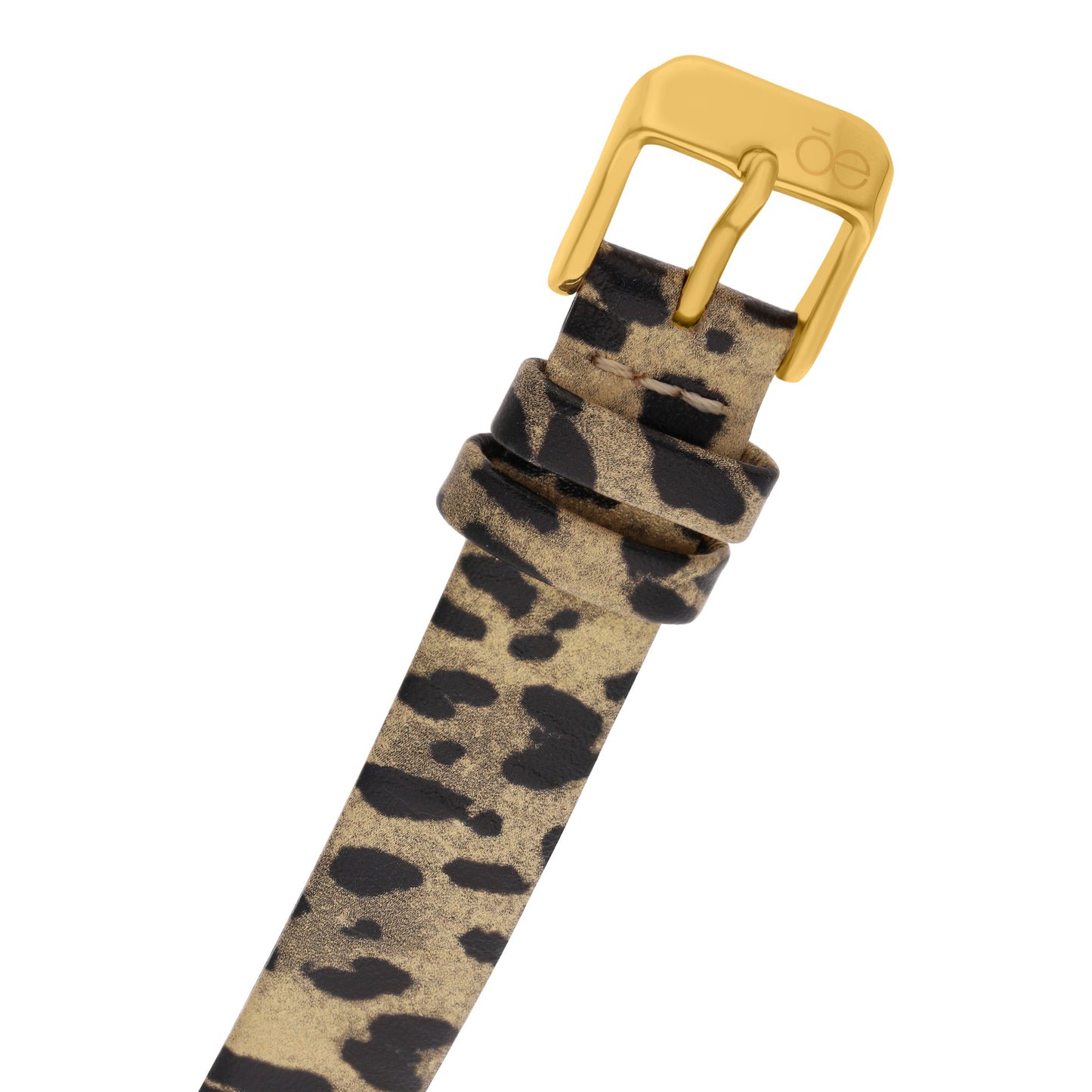 Reloj Cloe Análogo para Dama con Acabado de Leopardo de Leopardo Correa de Tactopiel OE2538