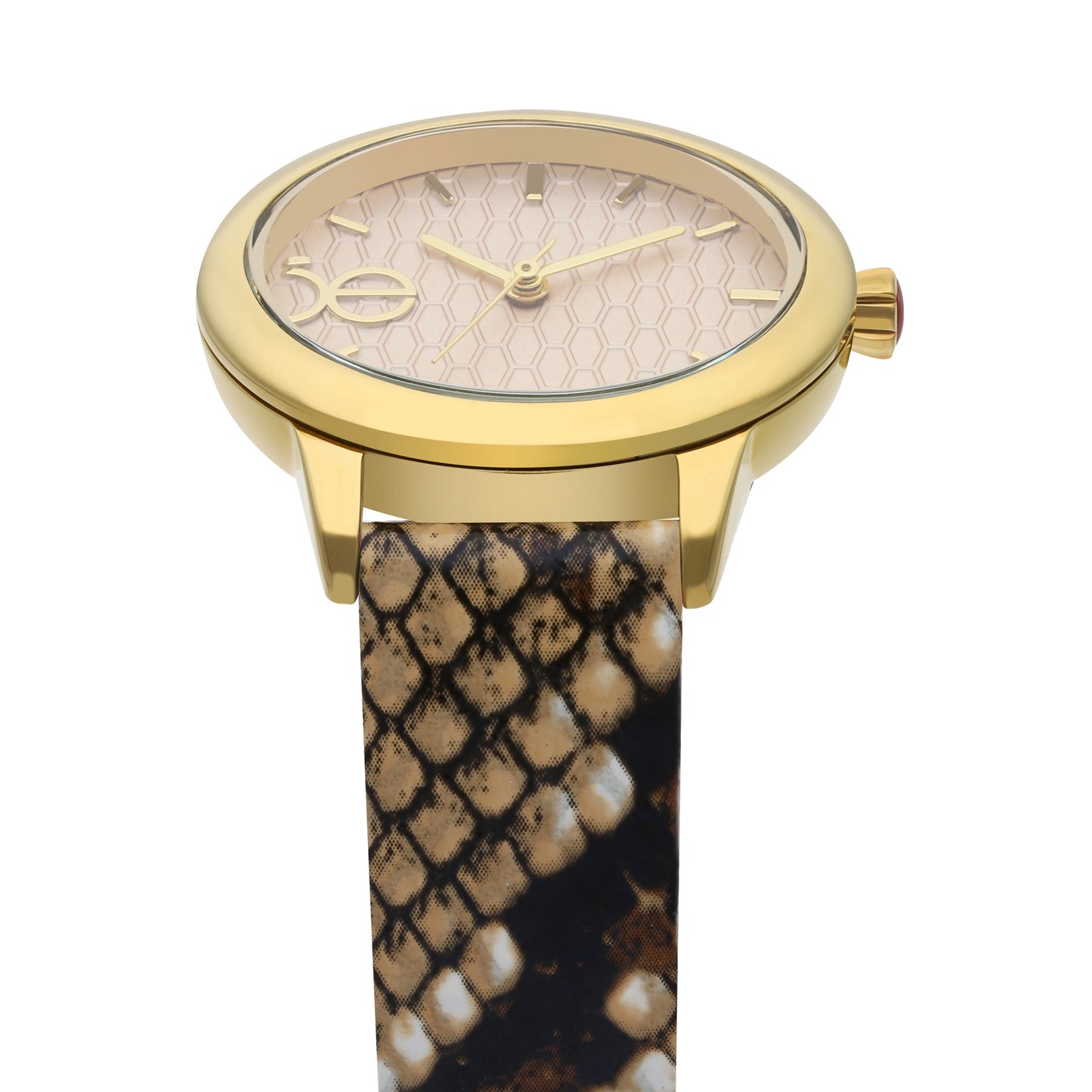 Reloj Cloe Análogo para Dama con Acabado de Leopardo de Leopardo Correa de Tactopiel OE2538