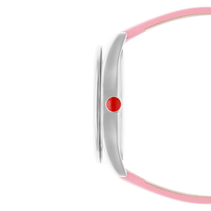 Reloj Cloe Análogo para Dama con Cártula en forma de flor y Correa de Tactopiel OE2539
