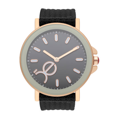 Reloj Cloe Análogo para Dama con Caja Redonda y Correa de Textil OE2540