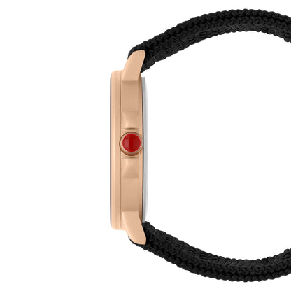 Reloj Cloe Análogo para Dama con Caja Redonda y Correa de Textil OE2540