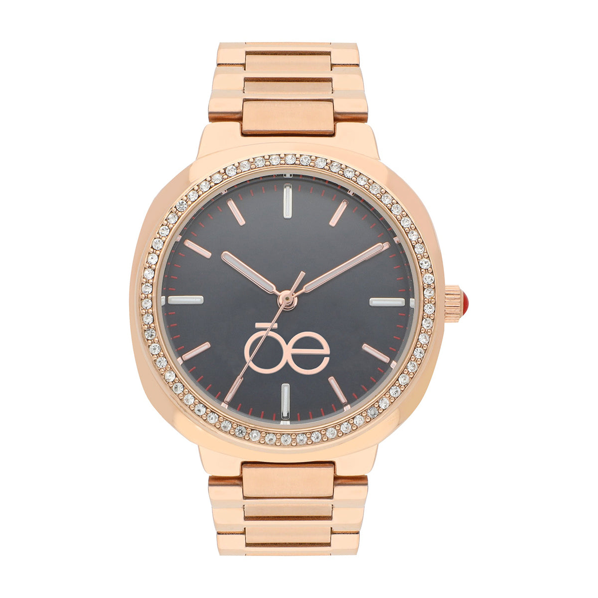 Reloj Cloe Análogo para Dama con Madre Perla en carátula y Extensible de Acero Inoxidable OE2542