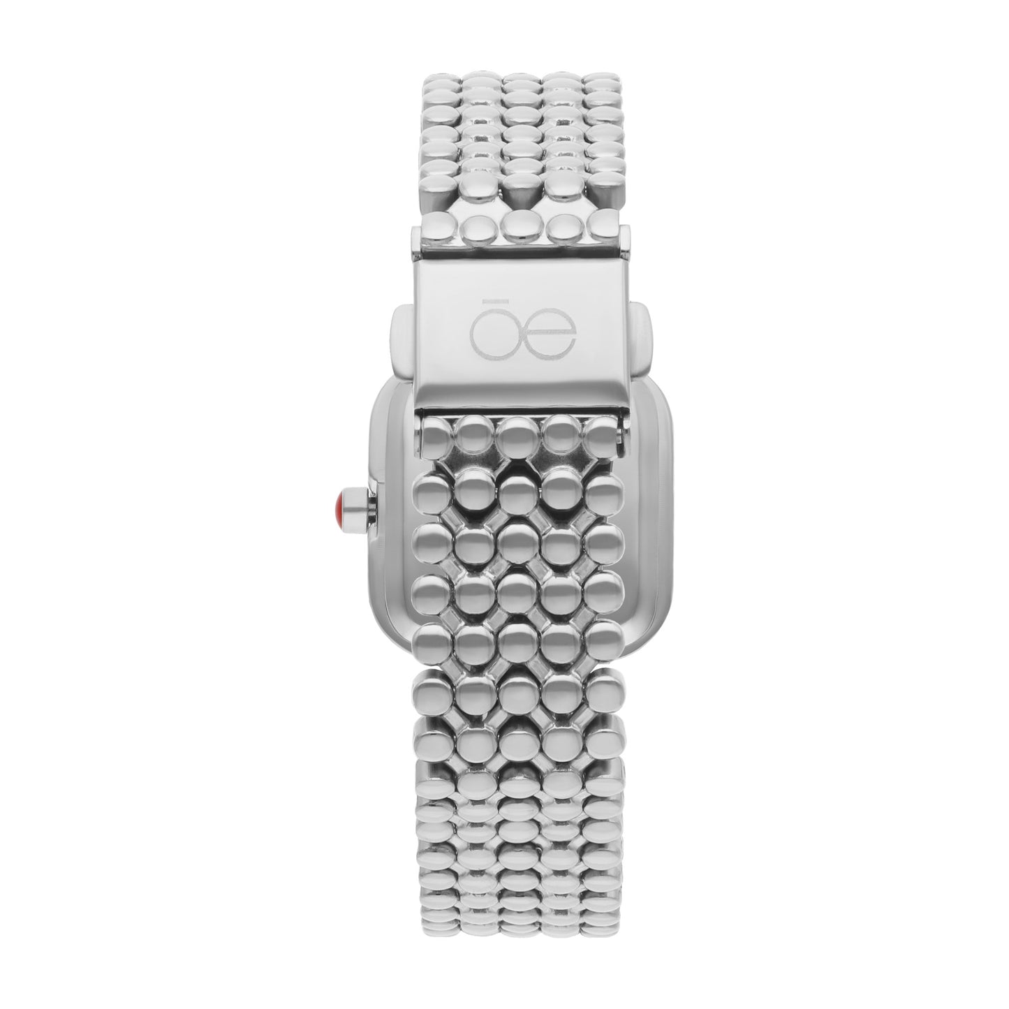 Reloj Cloe Análogo para Dama con Doble Pedrería en Bisel y Extensible de Acero Inoxidable OE2543