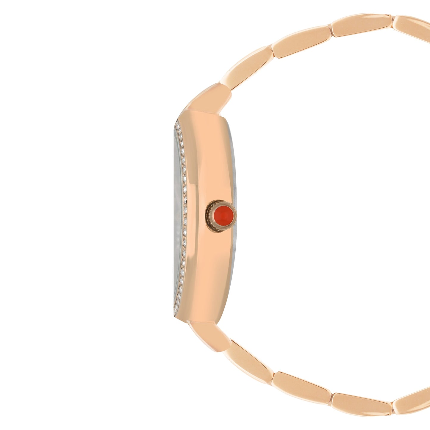 Reloj Cloe Análogo para Dama con Carátula con Acabado de Madre Perla y Extensible de Acero Inoxidable OE2545