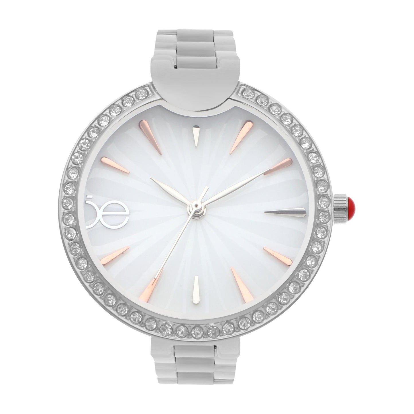 Reloj Cloe Análogo para Dama con Carátula con Acabado de Madre Perla y Extensible de Acero Inoxidable OE2545