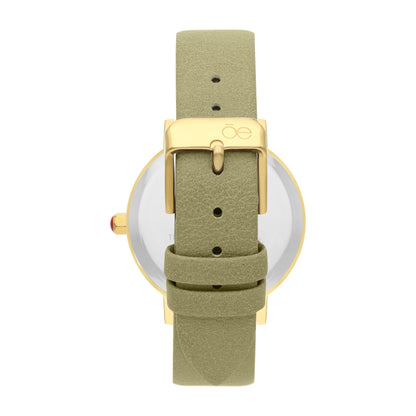 Reloj Cloe Análogo para Dama con Caratula Texturizada y Correa de Tactopiel OE2547