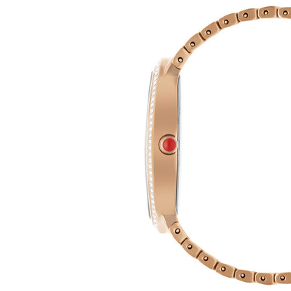 Reloj Cloe Análogo Caja Ovalada y Extensible de Acero Inoxidable OE2548-GL