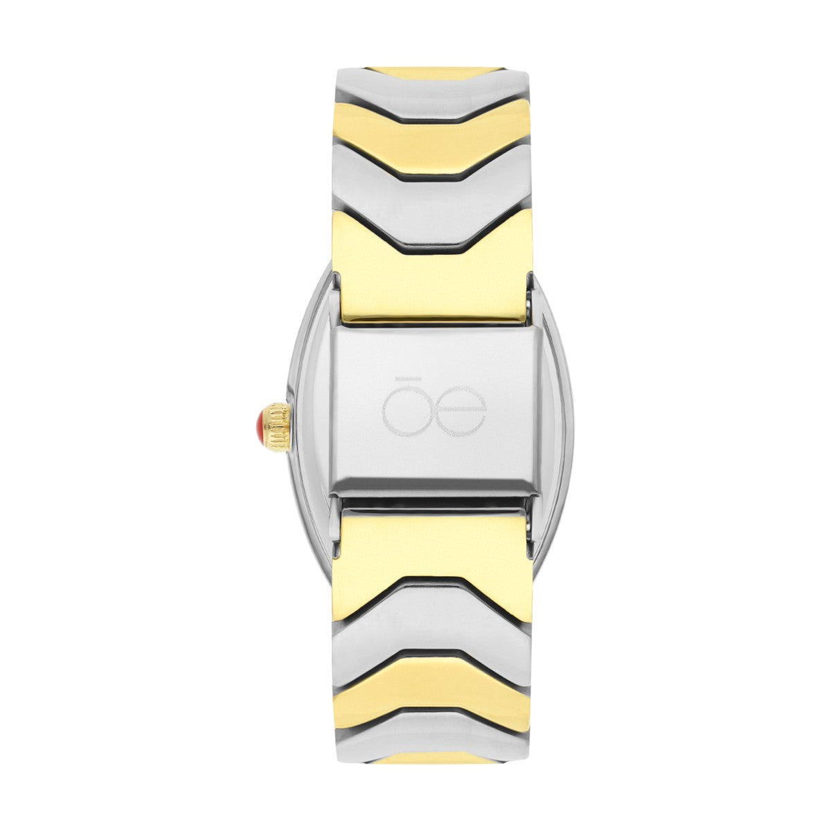 Reloj Cloe Análogo Caja Ovalada y Extensible de Acero Inoxidable OE2548-GL