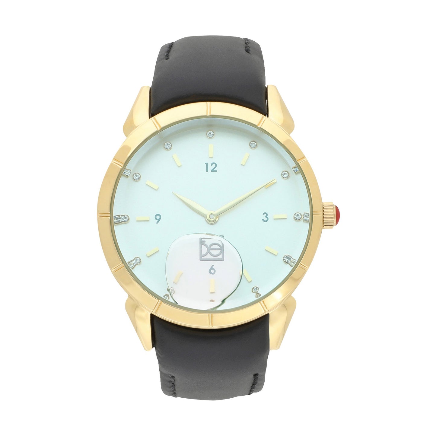 Reloj Cloe Análogo para Dama con Carátula Efecto Líquido y Correa de Tactopiel OE2549