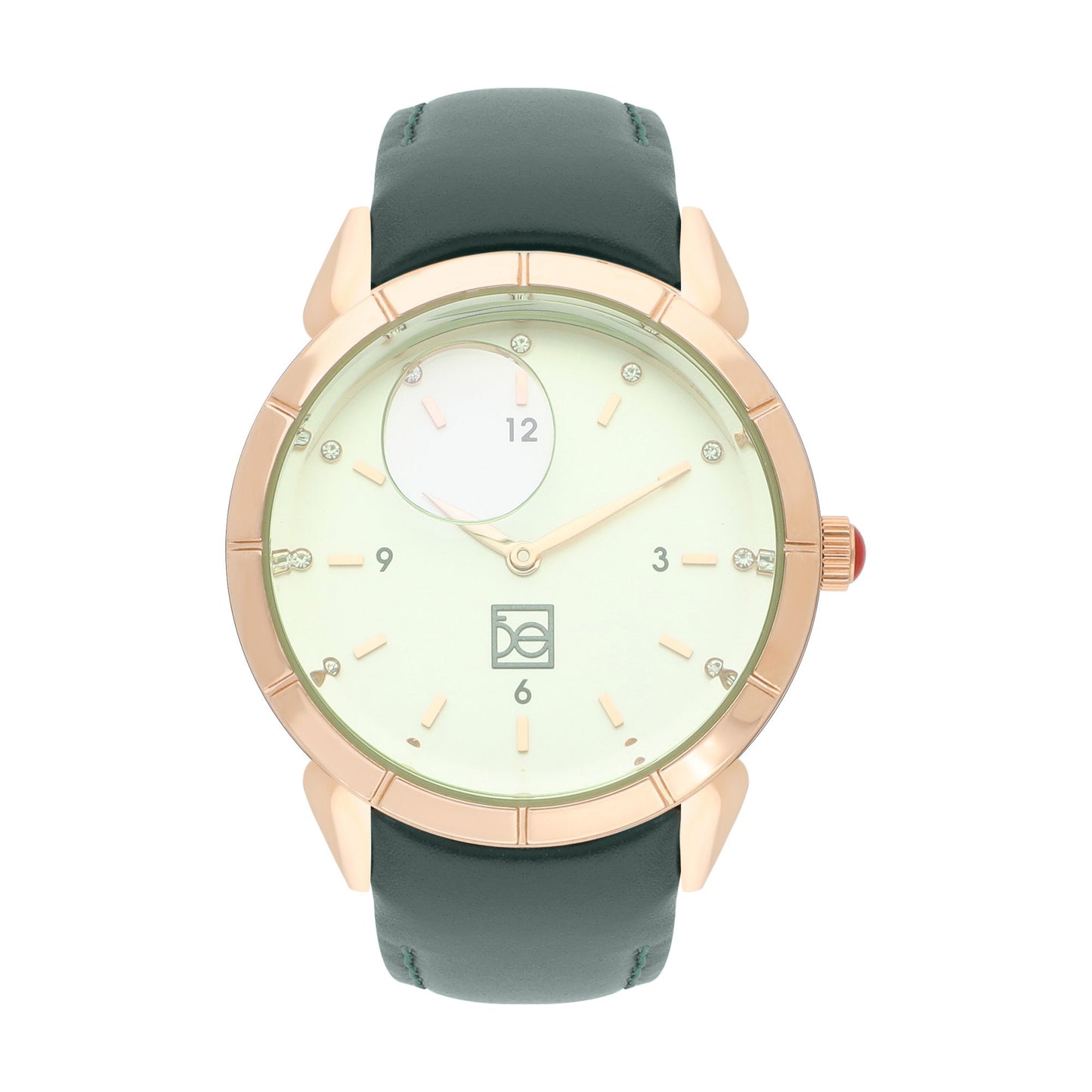 Reloj Cloe Análogo para Dama con Carátula Efecto Líquido y Correa de Tactopiel OE2549