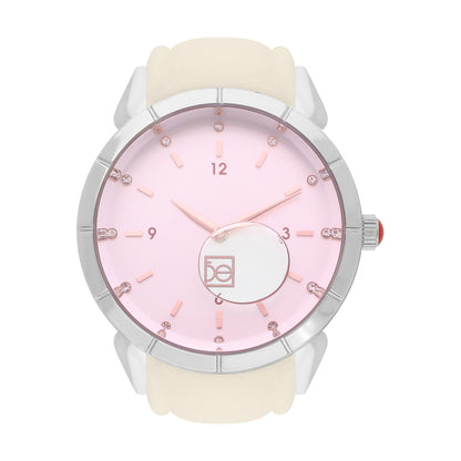 Reloj Cloe Análogo para Dama con Carátula Efecto Líquido y Correa de Tactopiel OE2549