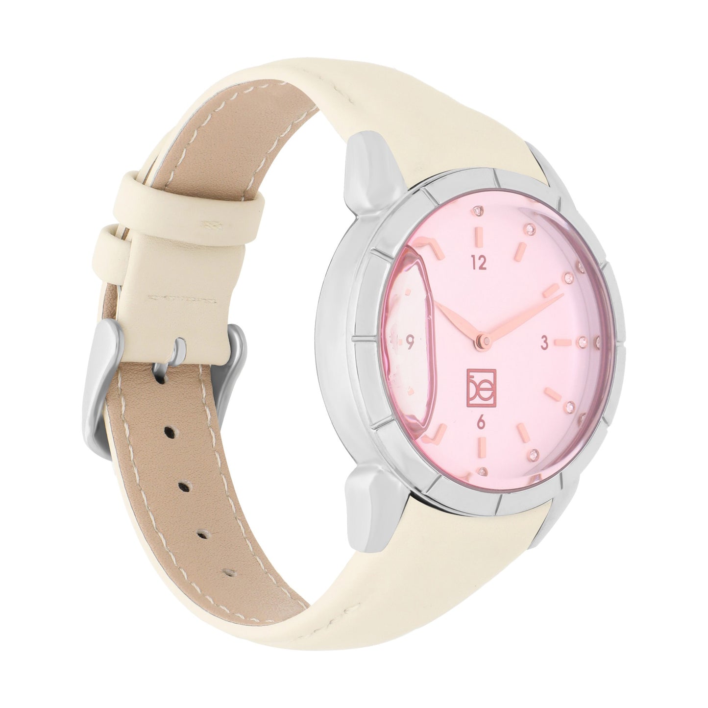 Reloj Cloe Análogo para Dama con Carátula Efecto Líquido y Correa de Tactopiel OE2549