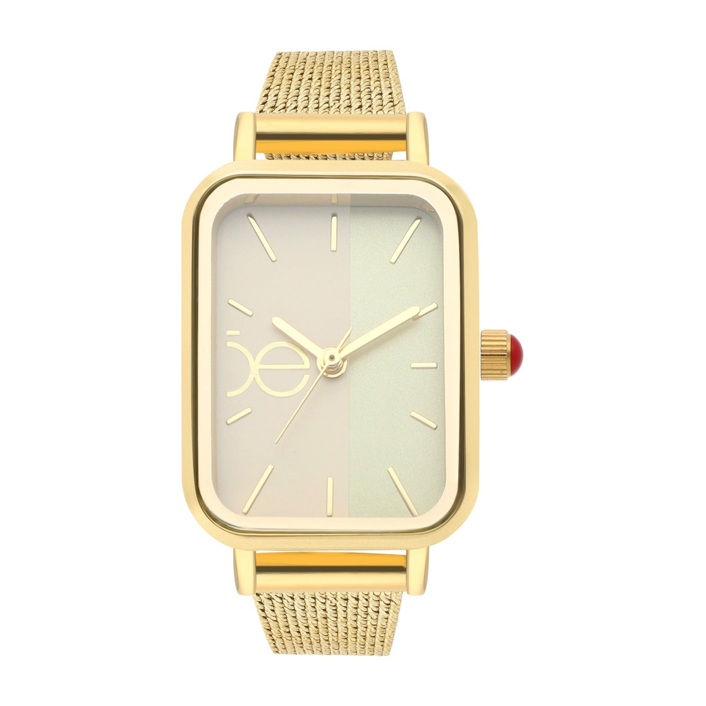 Reloj Cloe Análogo para Dama con Carátula Bicolor y Extensible de Mesh OE2550