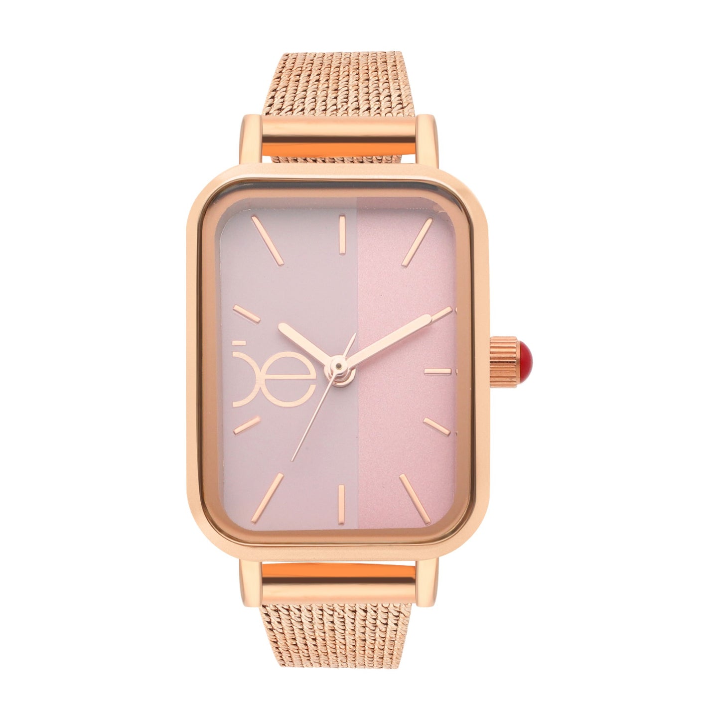 Reloj Cloe Análogo para Dama con Carátula Bicolor y Extensible de Mesh OE2550