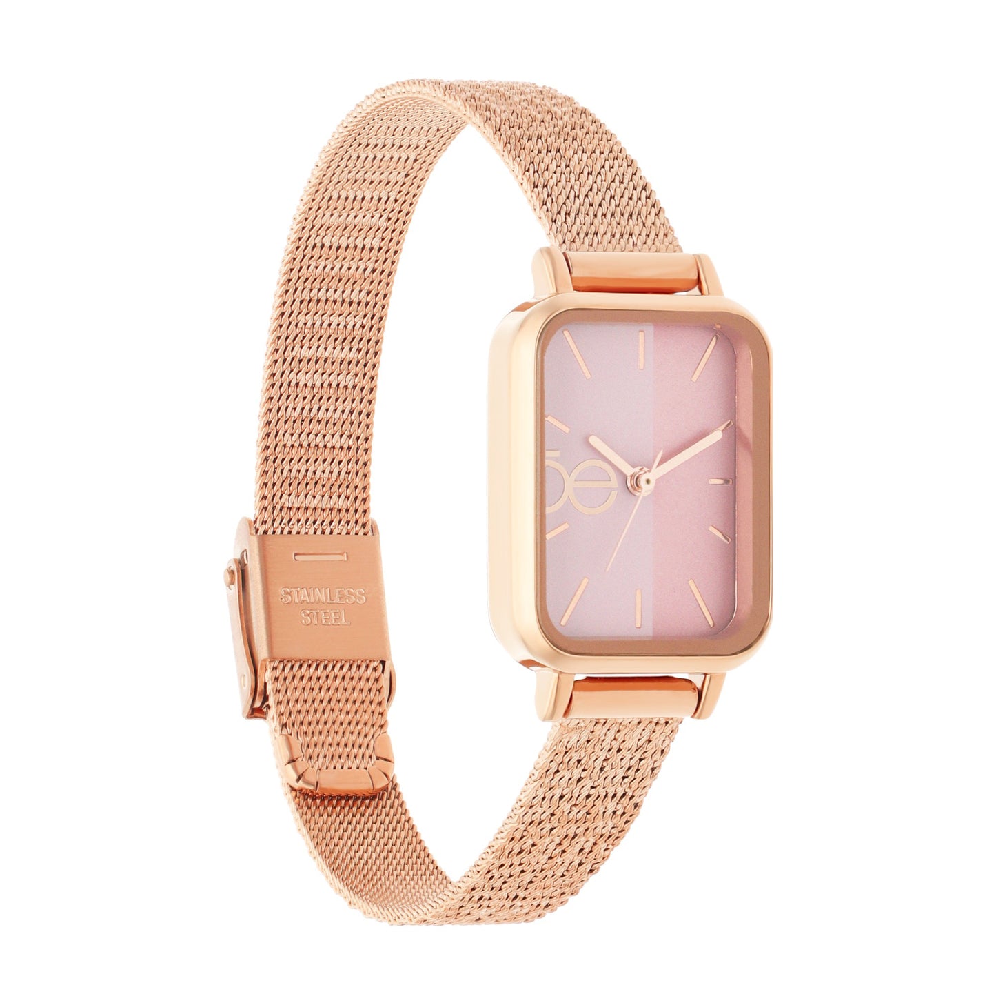 Reloj Cloe Análogo para Dama con Carátula Bicolor y Extensible de Mesh OE2550