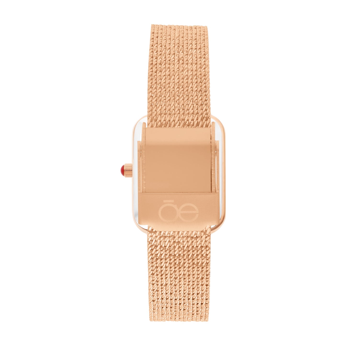 Reloj Cloe Análogo para Dama con Carátula Bicolor y Extensible de Mesh OE2550