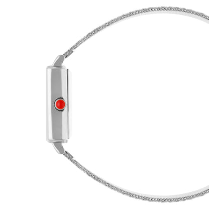 Reloj Cloe Análogo para Dama con Carátula Bicolor y Extensible de Mesh OE2550