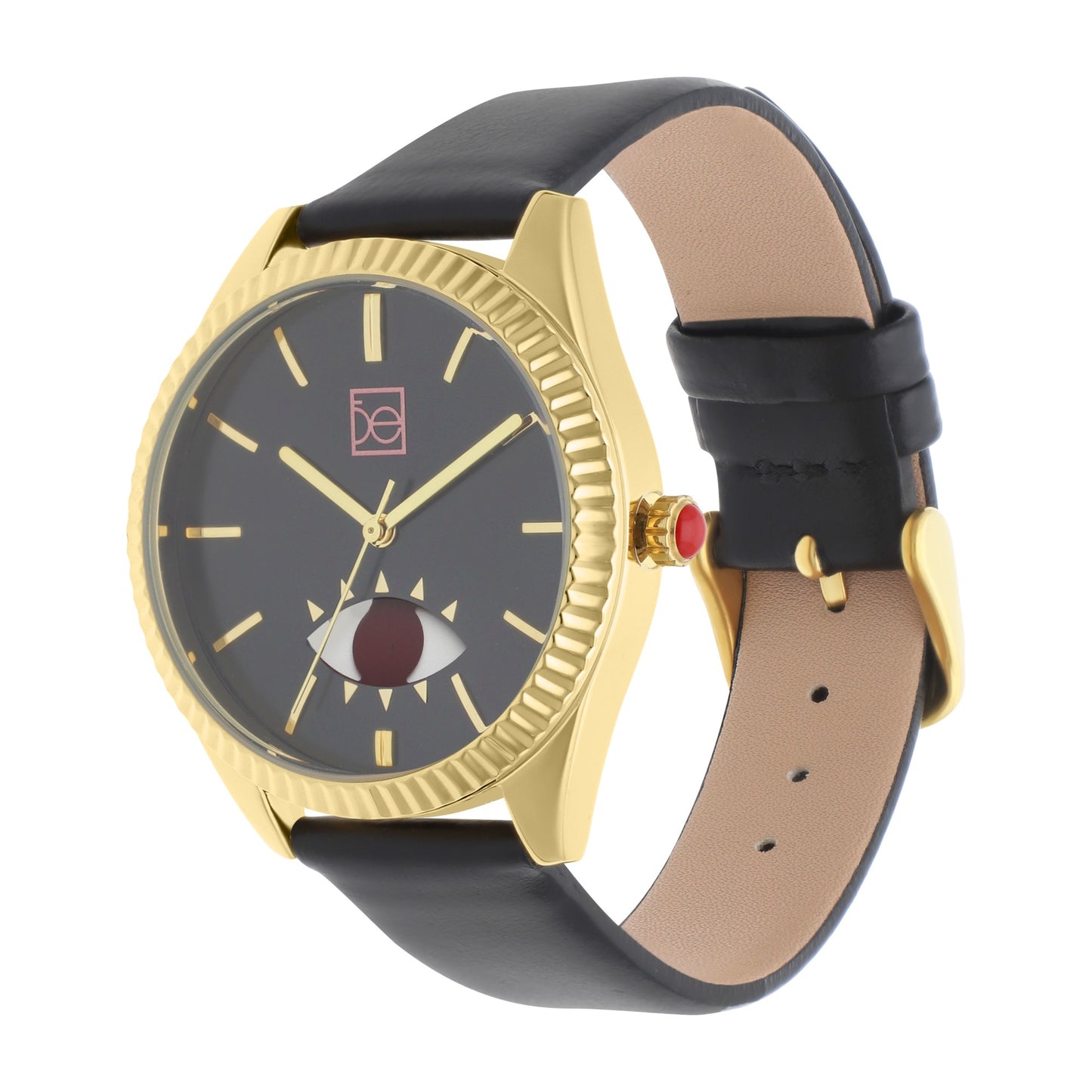 Reloj Cloe Análogo para Dama con Detalle de Ojo con Movimiento OE2551