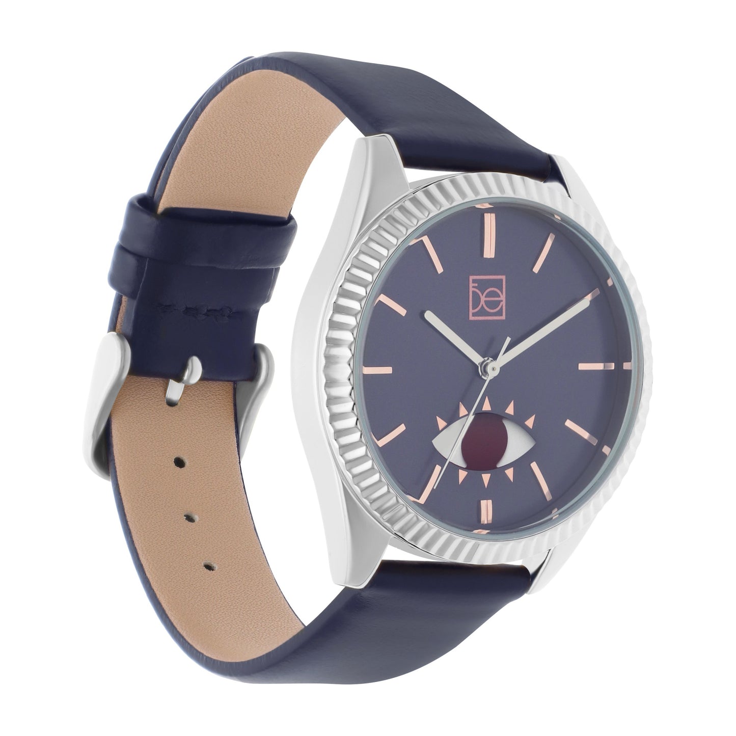 Reloj Cloe Análogo para Dama con Detalle de Ojo con Movimiento OE2551