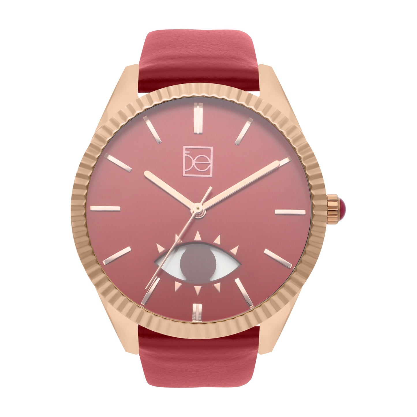 Reloj Cloe Análogo para Dama con Detalle de Ojo con Movimiento OE2551