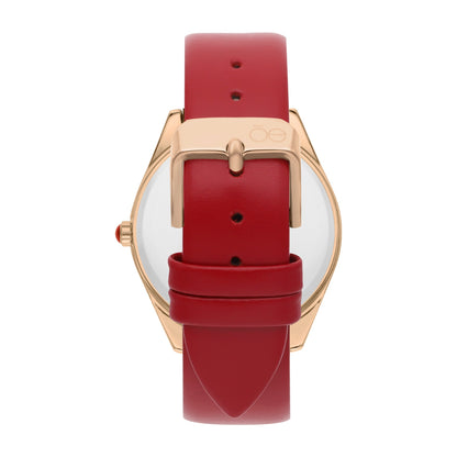 Reloj Cloe Análogo para Dama con Detalle de Ojo con Movimiento OE2551