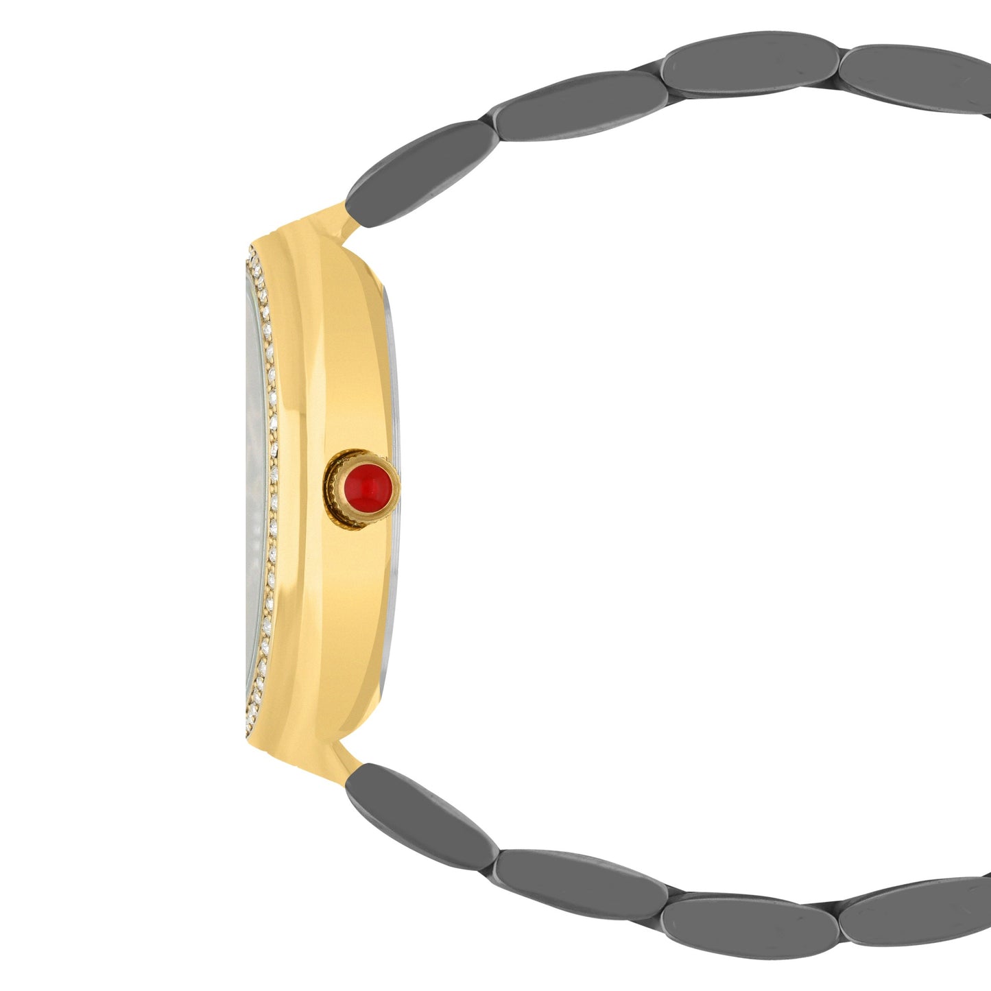 Reloj Cloe Análogo para Dama con Indicador en Forma de Luna y Extensible de Acero Inoxidable OE2555