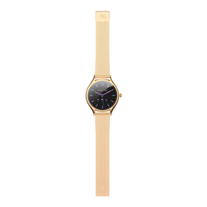 Smartwatch Cloe S4 para Dama con Pantalla Amoled y Extensible de Acero Inoxidable Liso OE2560