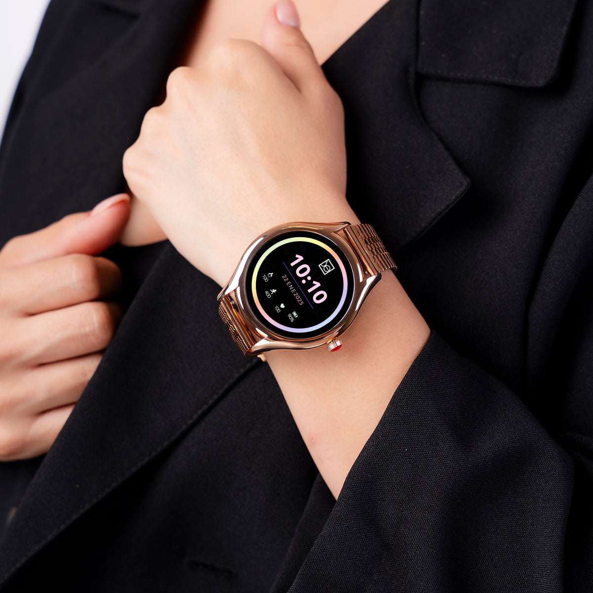Smartwatch Cloe S4 Dama | Pantalla AMOLED | Extensible Acero Liso OE2560